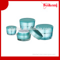 Plastic stackable cosmetic jars